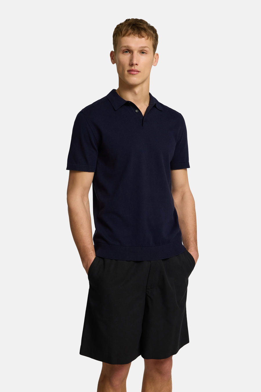 Polo à manches courtes - bleu - SELECTED