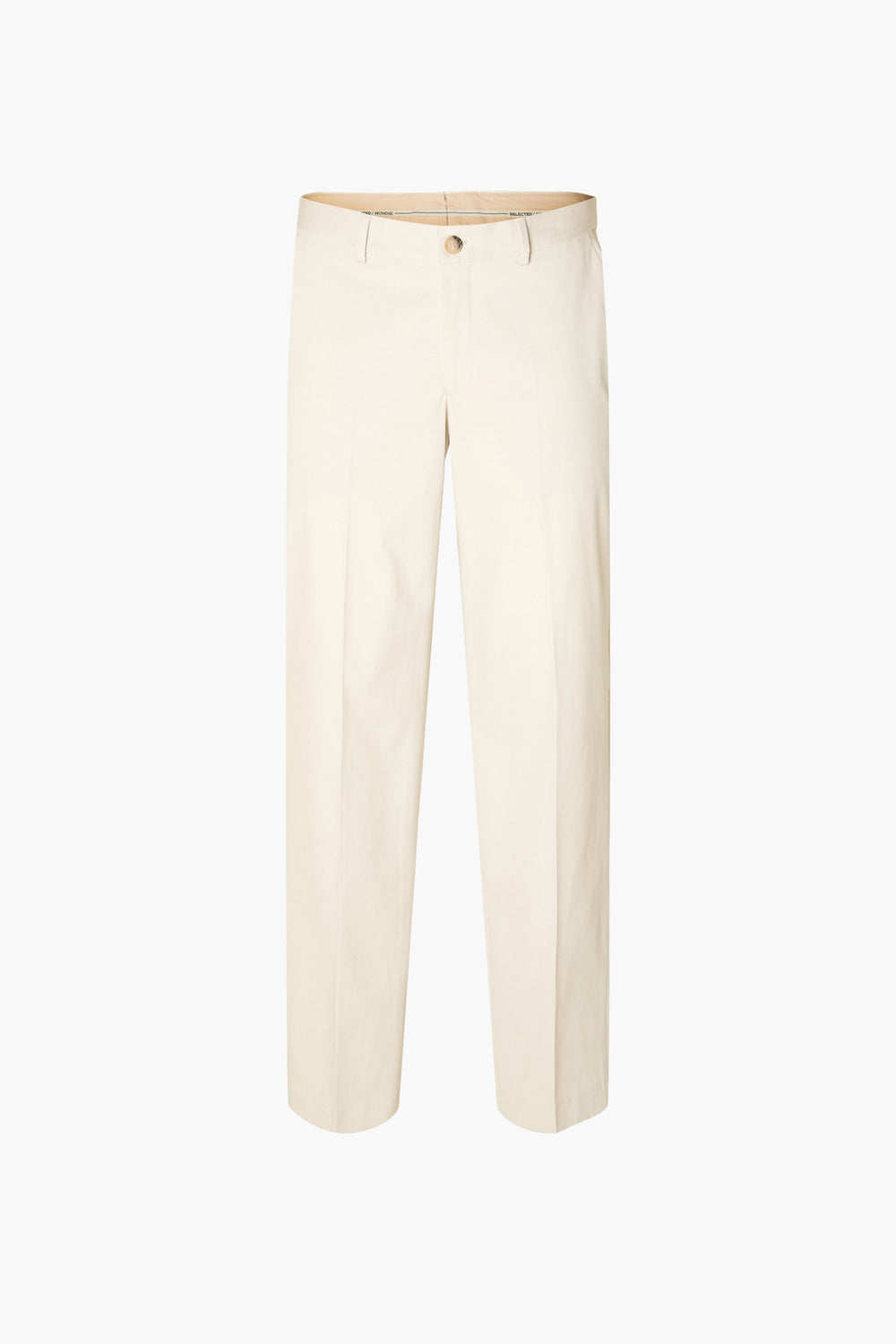 Pantalon de costume Écru - SELECTED