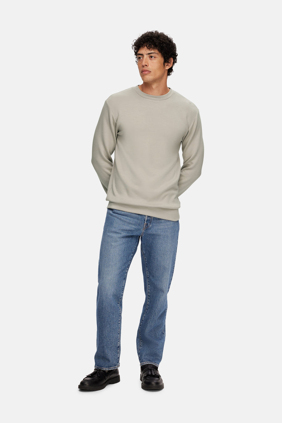 Sweat - écru - SELECTED