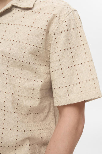 Chemise à manches courtes - écru - SELECTED - 6