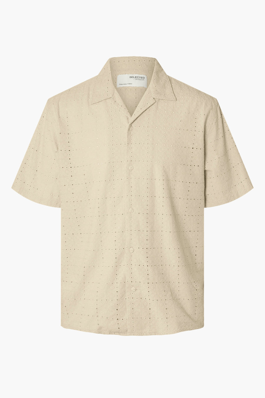 Chemise à manches courtes - écru - SELECTED - 6