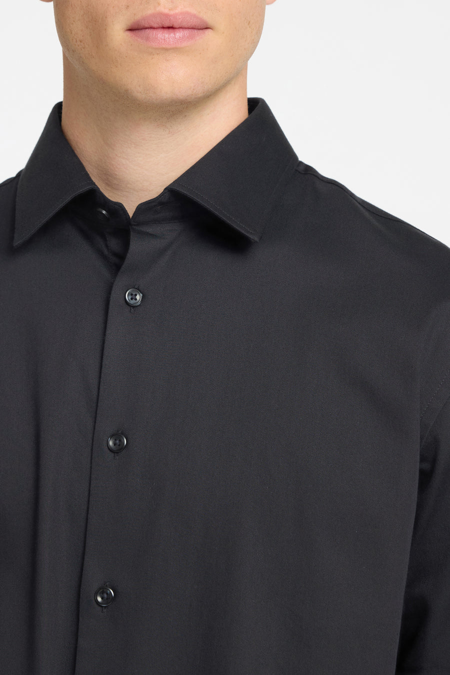 Chemise à manches longues - noir - SELECTED