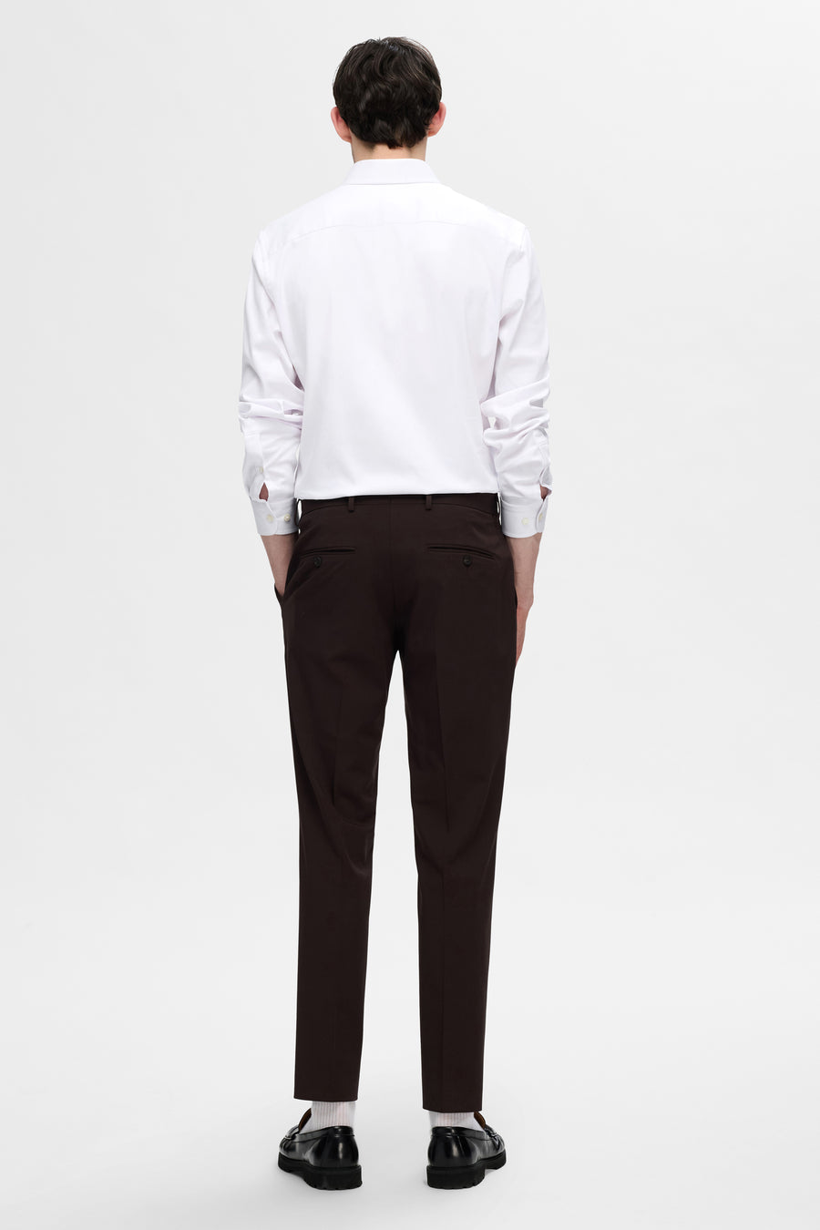 Chemise à manches longues - blanc - SELECTED