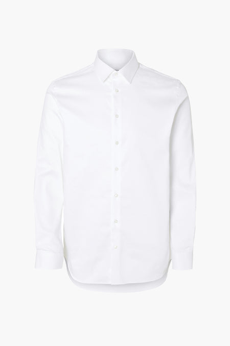 Chemise à manches longues - blanc