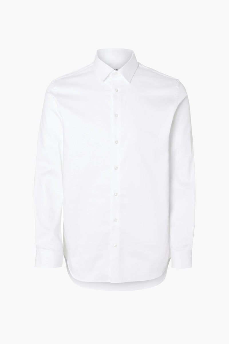 Chemise à manches longues - blanc