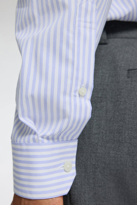 Chemise à manches longues - bleu