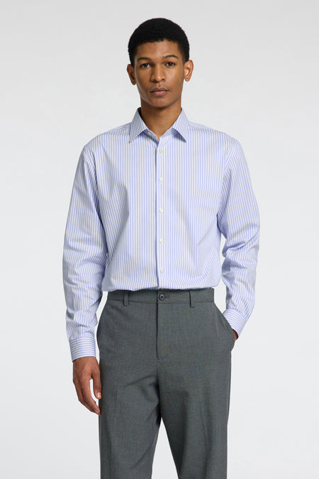 Chemise à manches longues - bleu