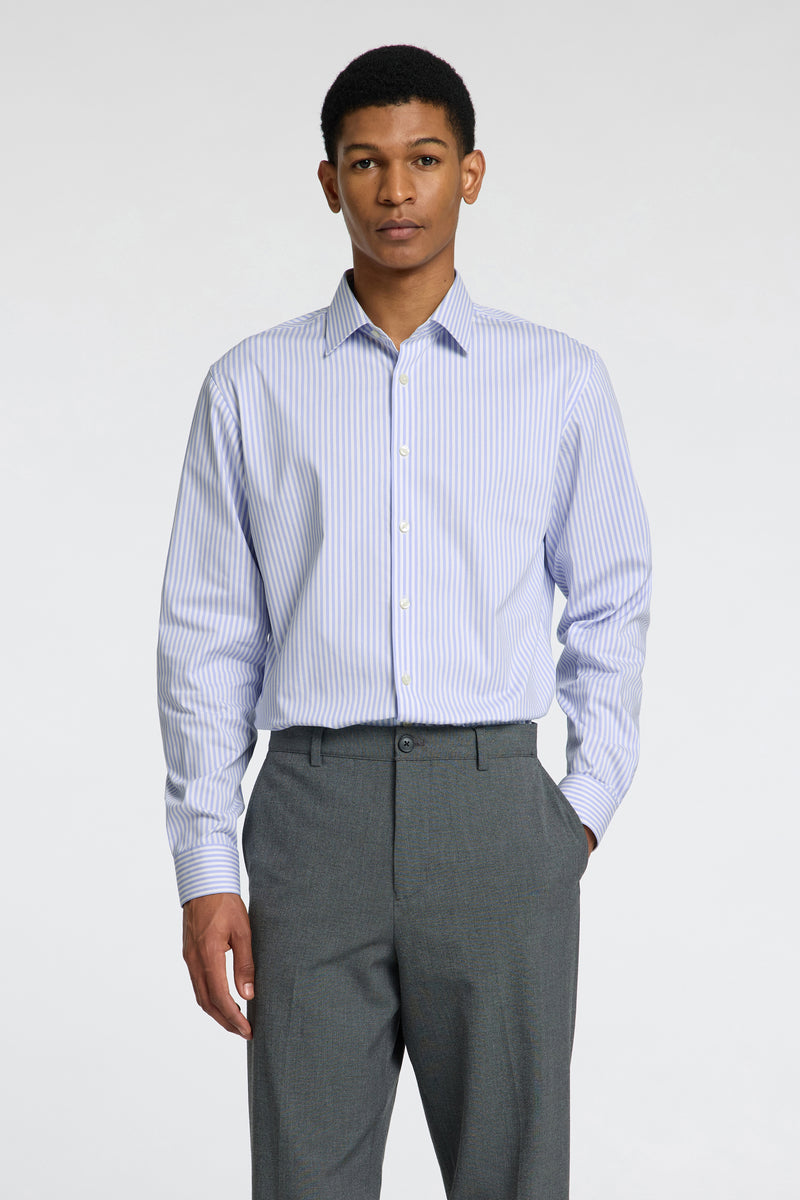 Chemise à manches longues - bleu