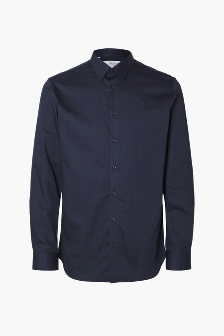 Chemise à manches longues - bleu