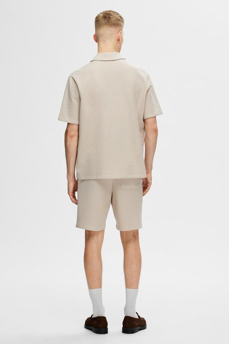 SLHRELAXBEN SEERSUCKER SS JERSEY SHIRT