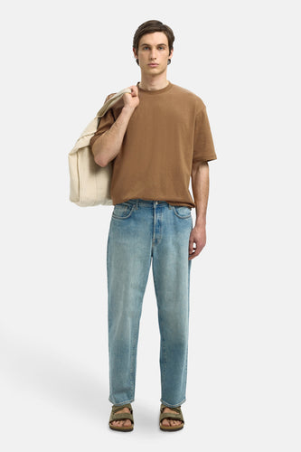 T-shirt à manches courtes - Brun - SELECTED