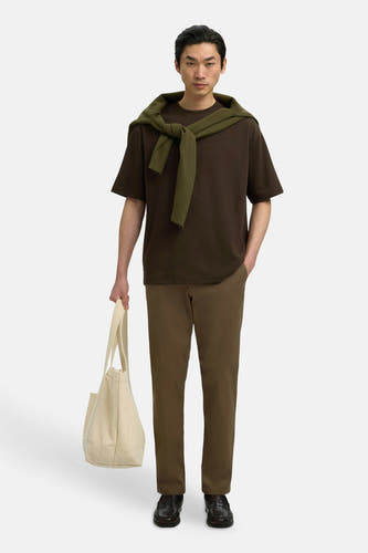 T-shirt (manches courtes) brun - SELECTED