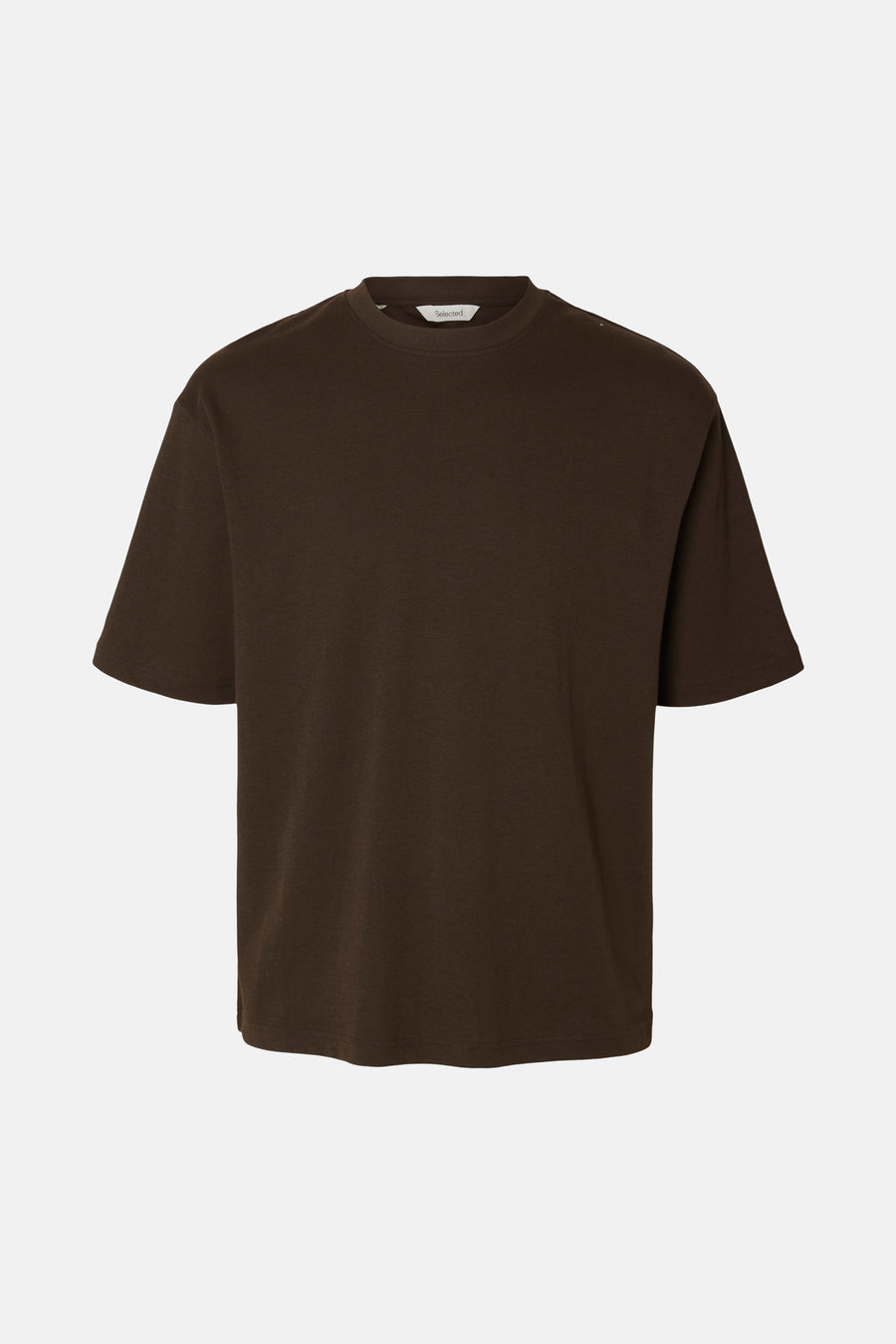 T-shirt (manches courtes) brun - SELECTED