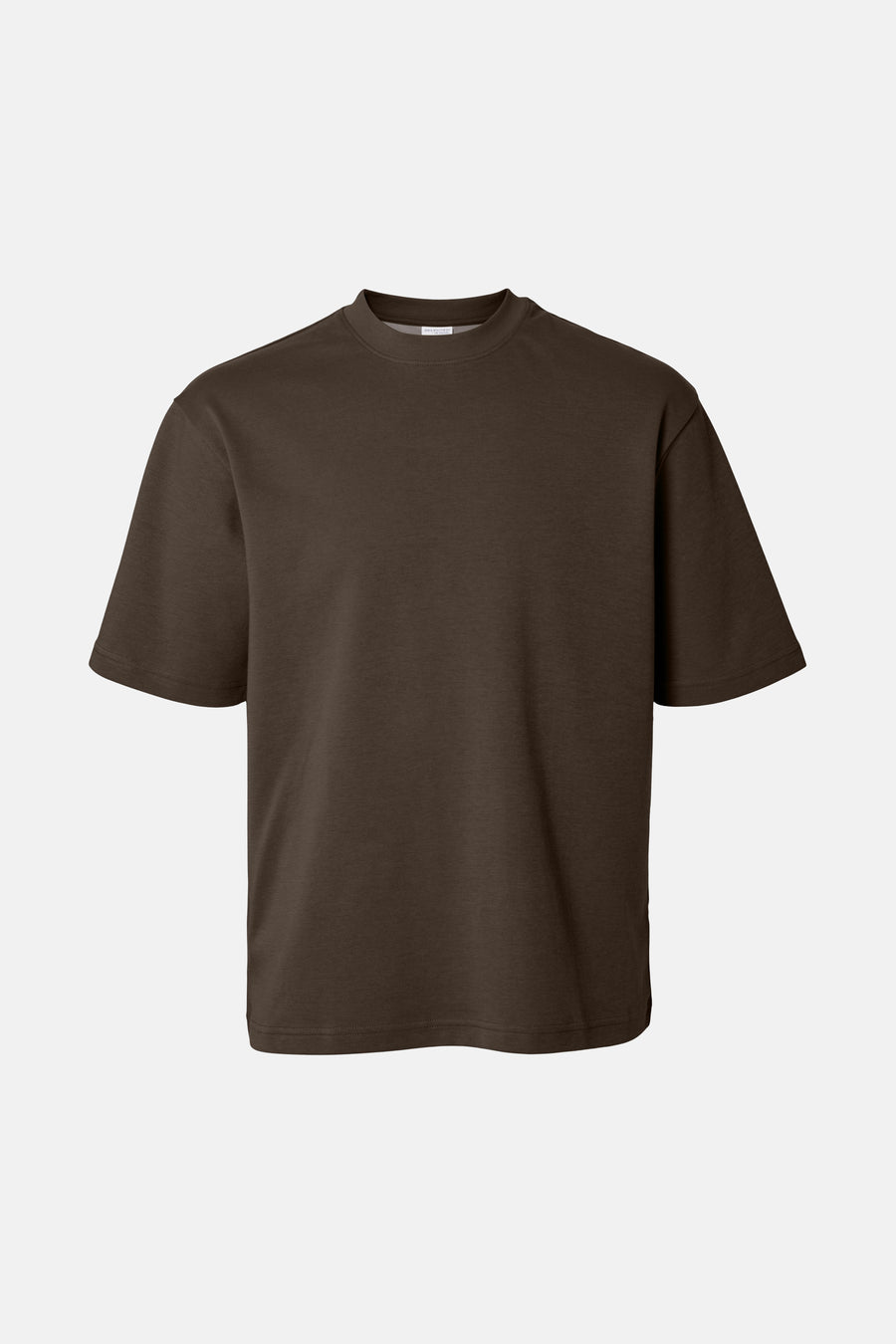 T-shirt à manches courtes - brun - SELECTED