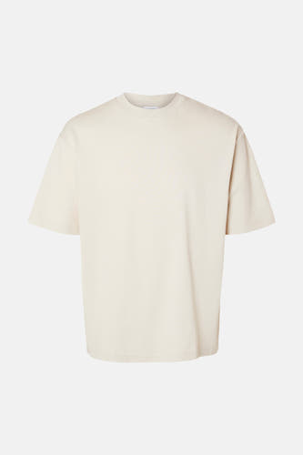 T-shirt (manches courtes) Écru - SELECTED