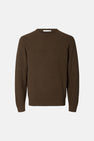 Pull col O brun - SELECTED