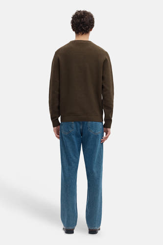 Pull col O brun - SELECTED