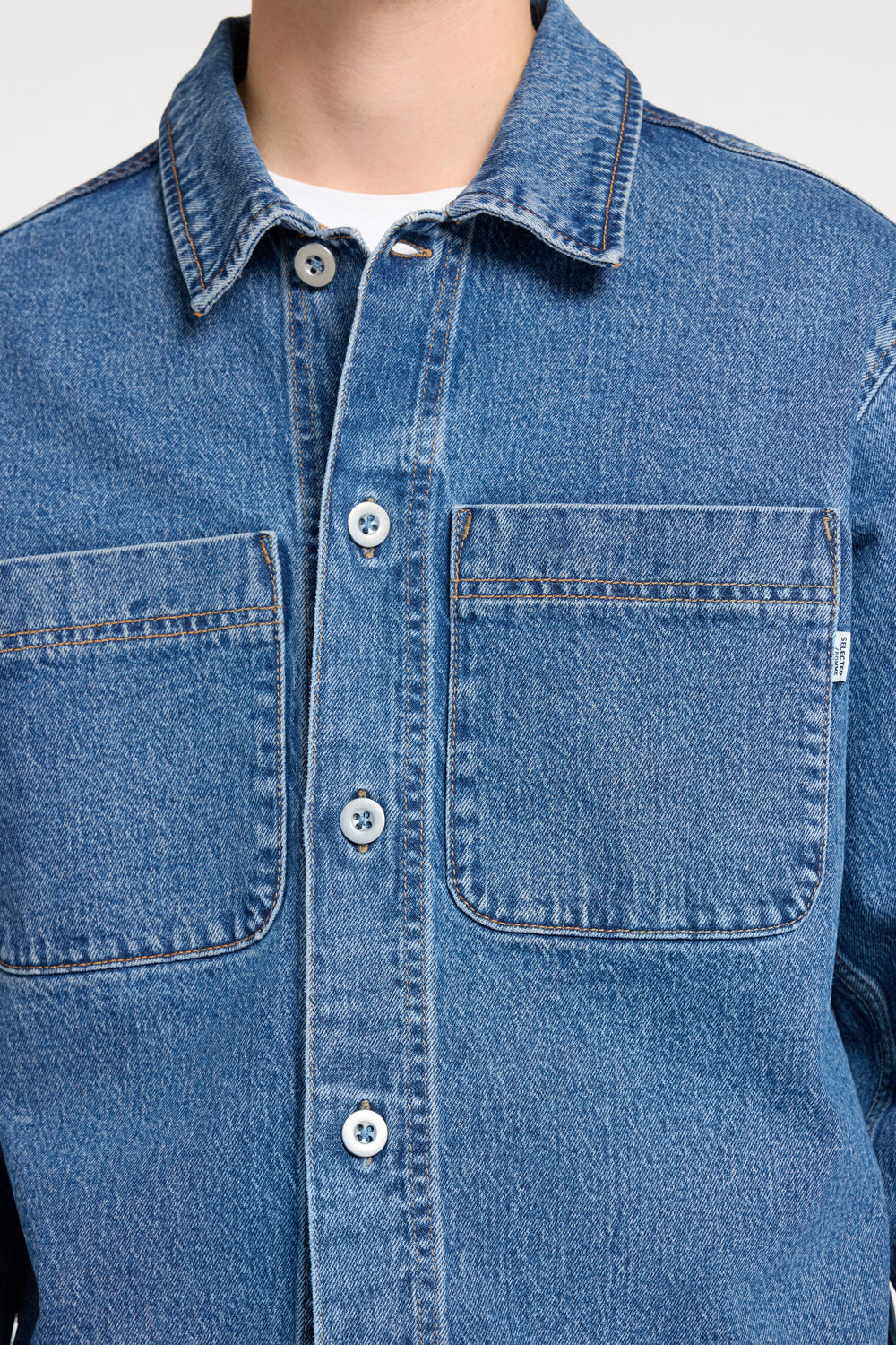 Chemise en jean Mid blue denim - SELECTED