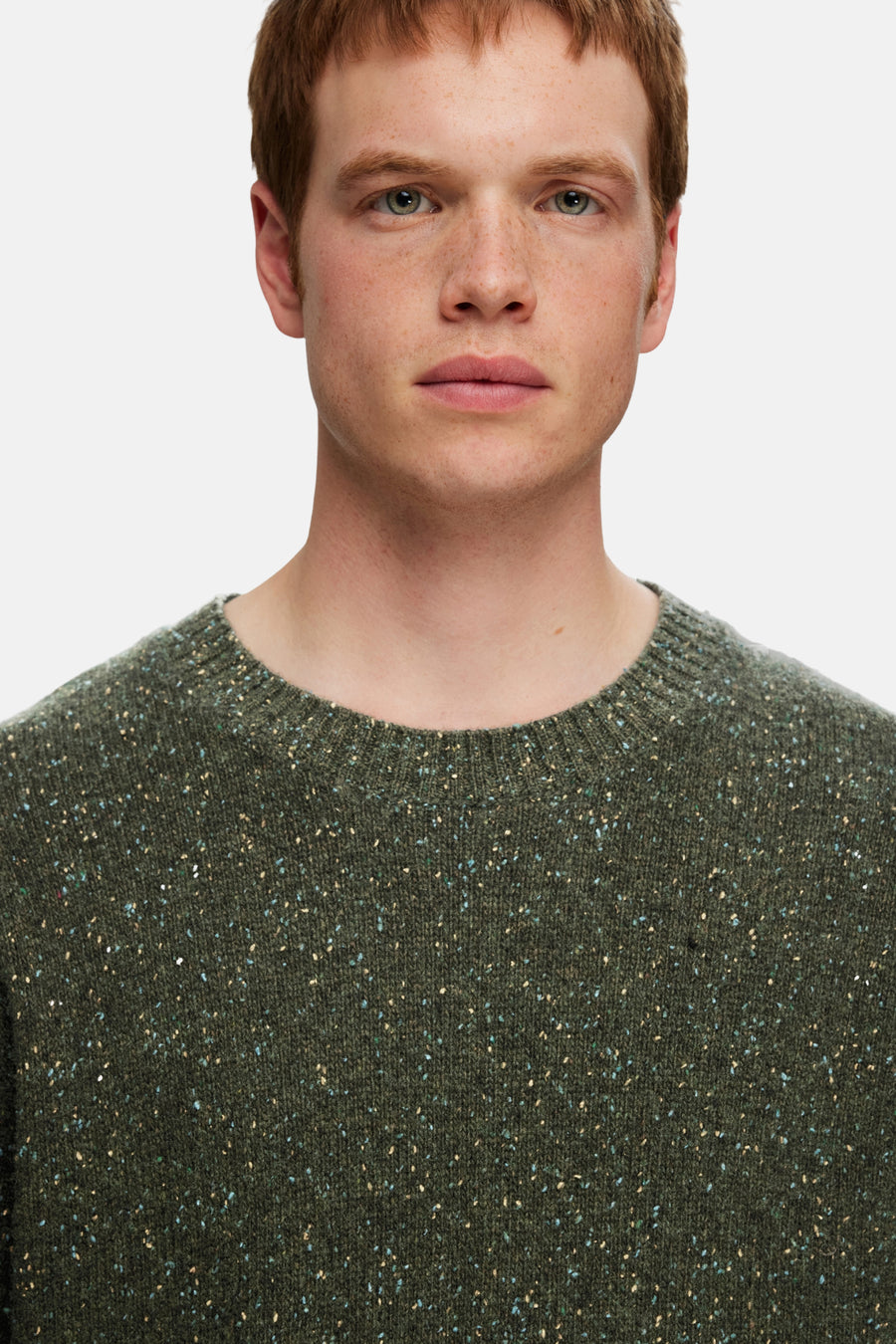 Pull col O bleu - SELECTED
