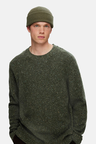 Pull col O bleu - SELECTED