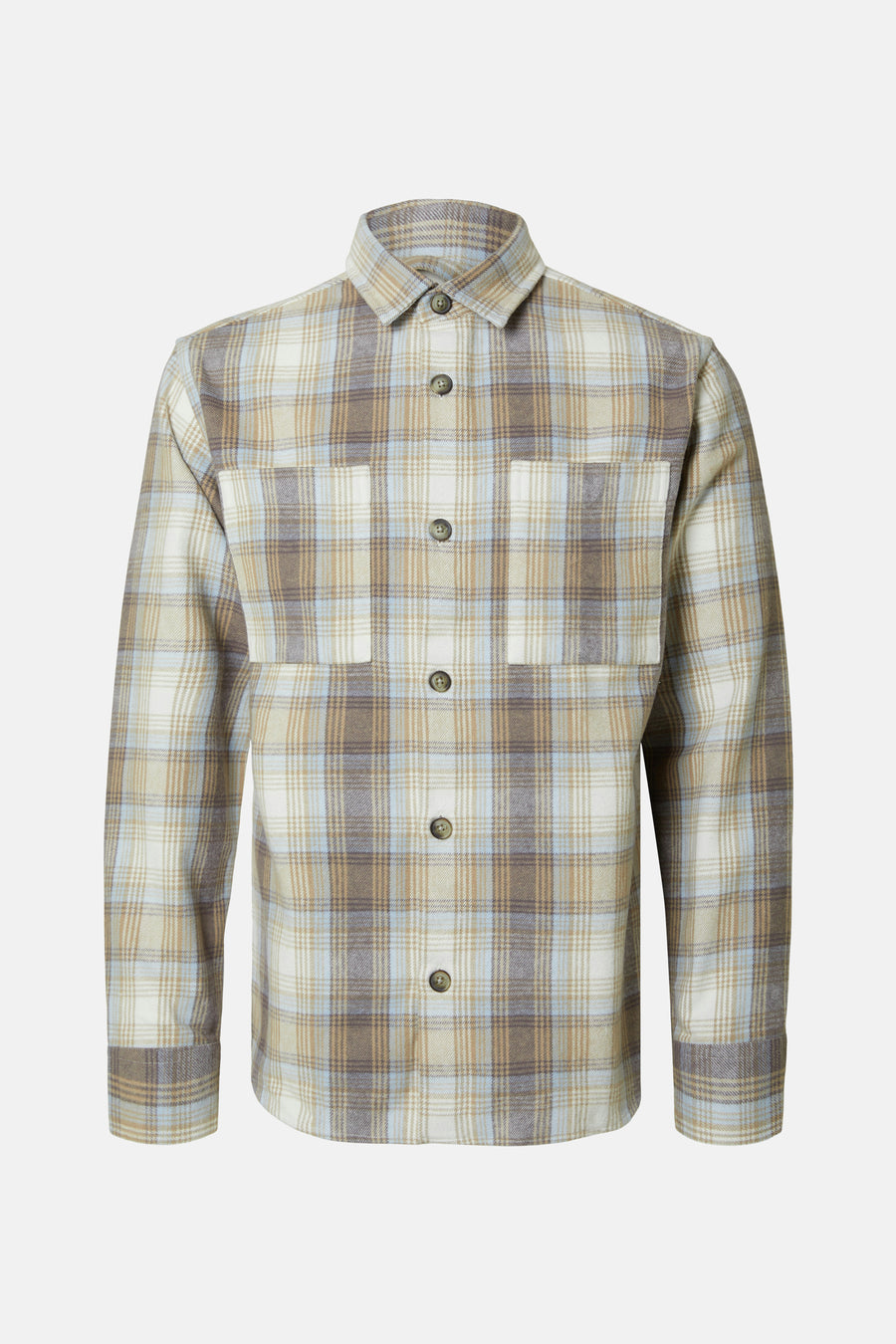 Chemise à manches longues - beige - SELECTED