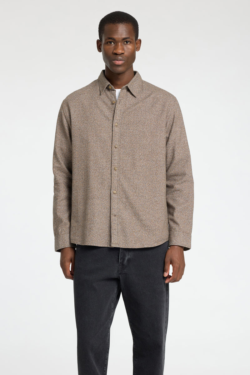 SLHREG-OWEN FLANNEL MIX SHIRT LS
