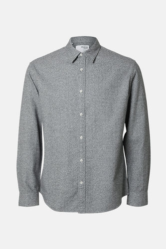 Chemise à manches longues - gris - SELECTED