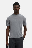 SLHTRAY SS KNIT MERINO CREW NECK NOOS