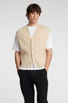 SLHELIS SL KNIT RELAXED CABLE WAISTCOAT