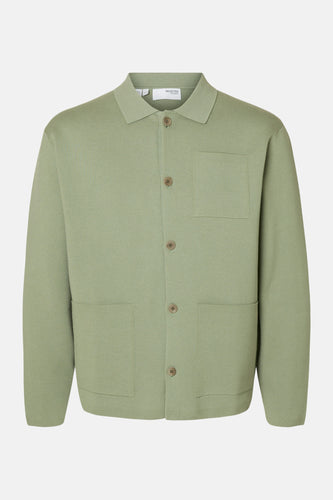 SLHMIKE LIGHT LS KNIT RELAXED POLO CARDI