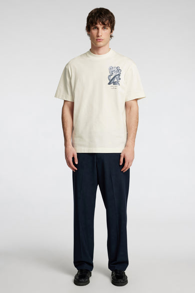 SLHRELAXWILL LICENSE SS O-NECK TEE