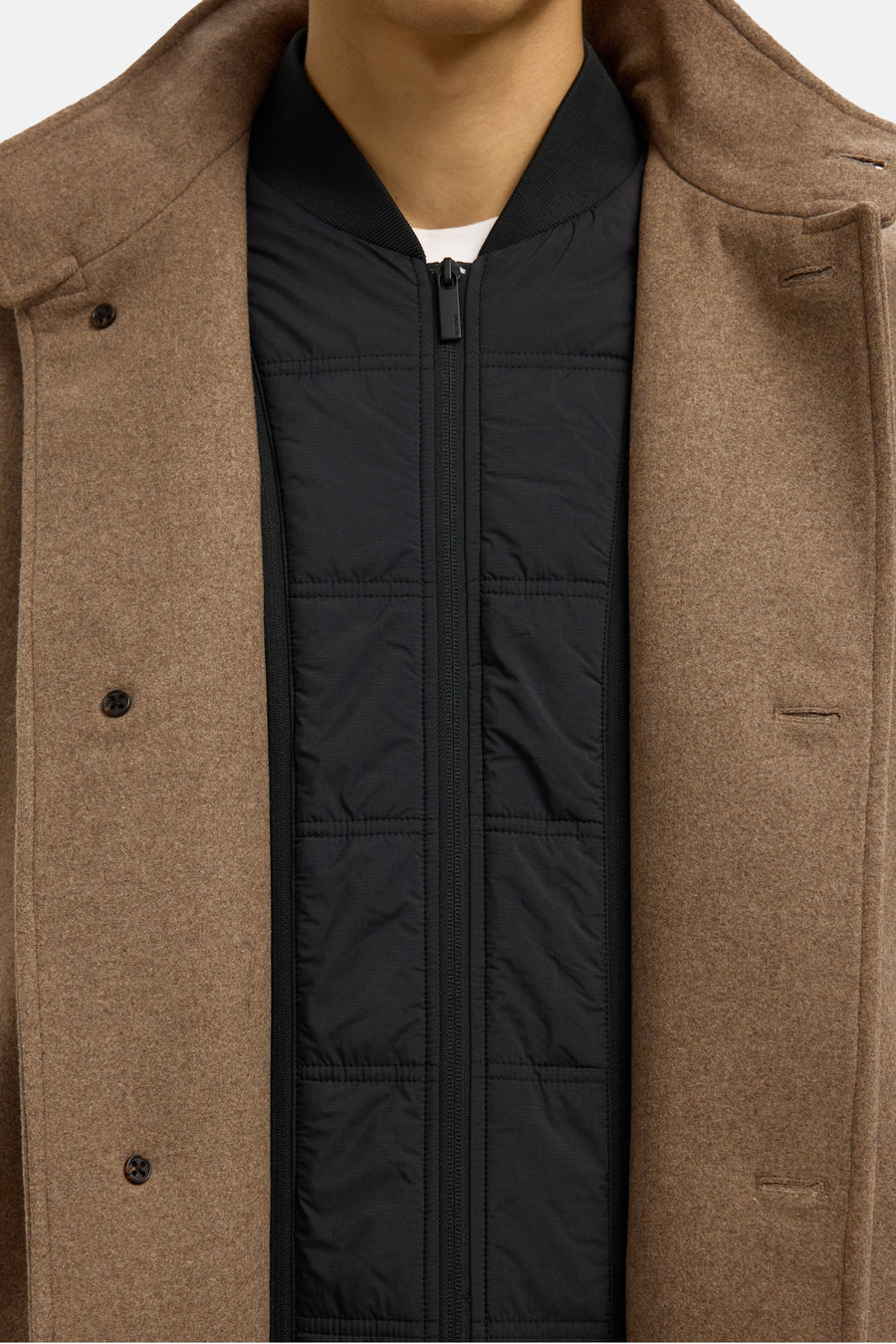 Manteau - brun - SELECTED