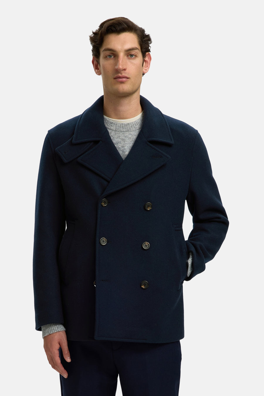 Parkas bleu - SELECTED