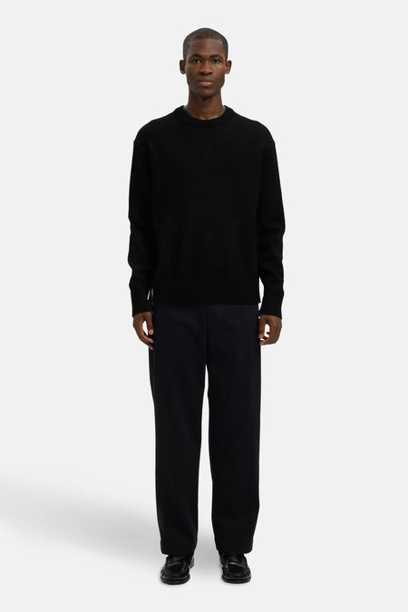 SLHARNE LS KNIT RELAXED WOOL CREW NECK