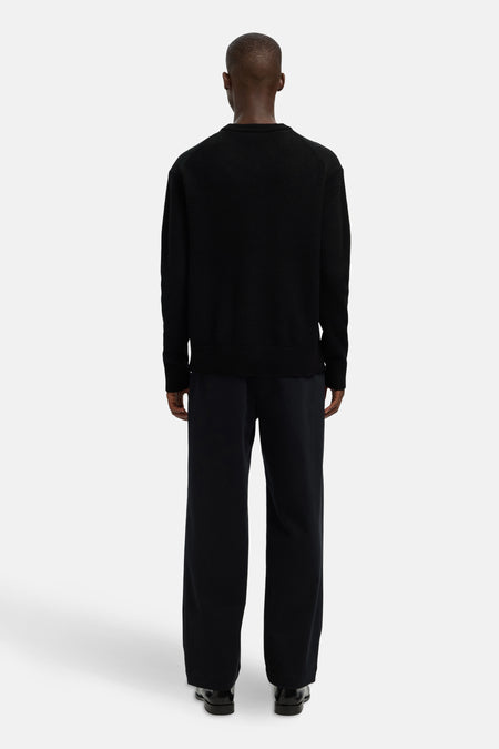SLHARNE LS KNIT RELAXED WOOL CREW NECK