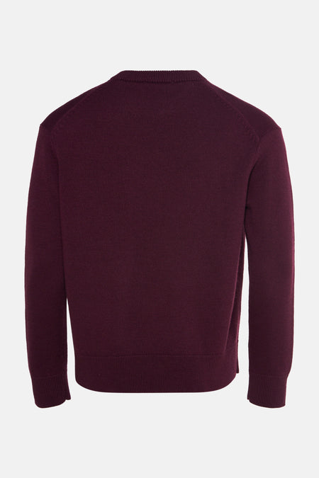 SLHARNE LS KNIT RELAXED WOOL CREW NECK