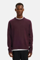 SLHARNE LS KNIT RELAXED WOOL CREW NECK
