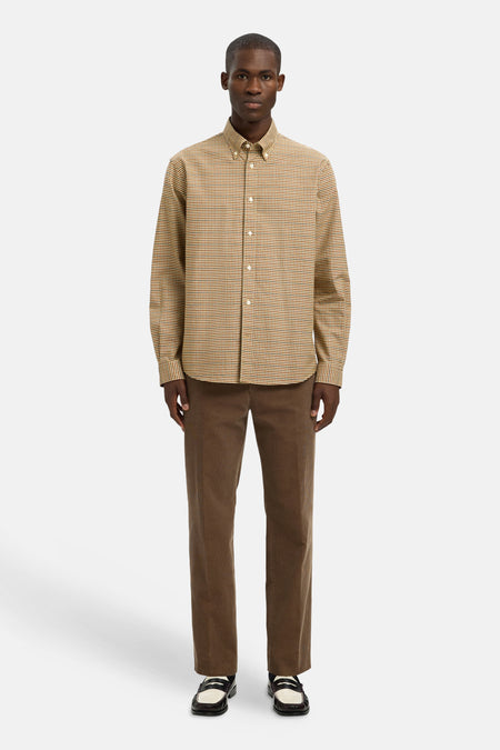 SLHREGBLAKE OX CHECK BD LS SHIRT