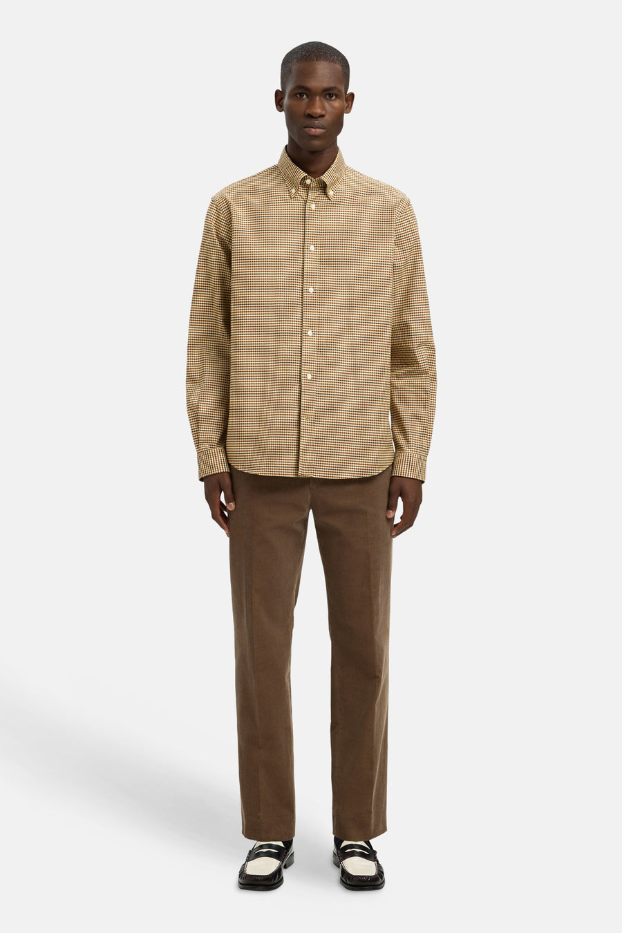 Chemise à manches longues - brun - SELECTED - 3