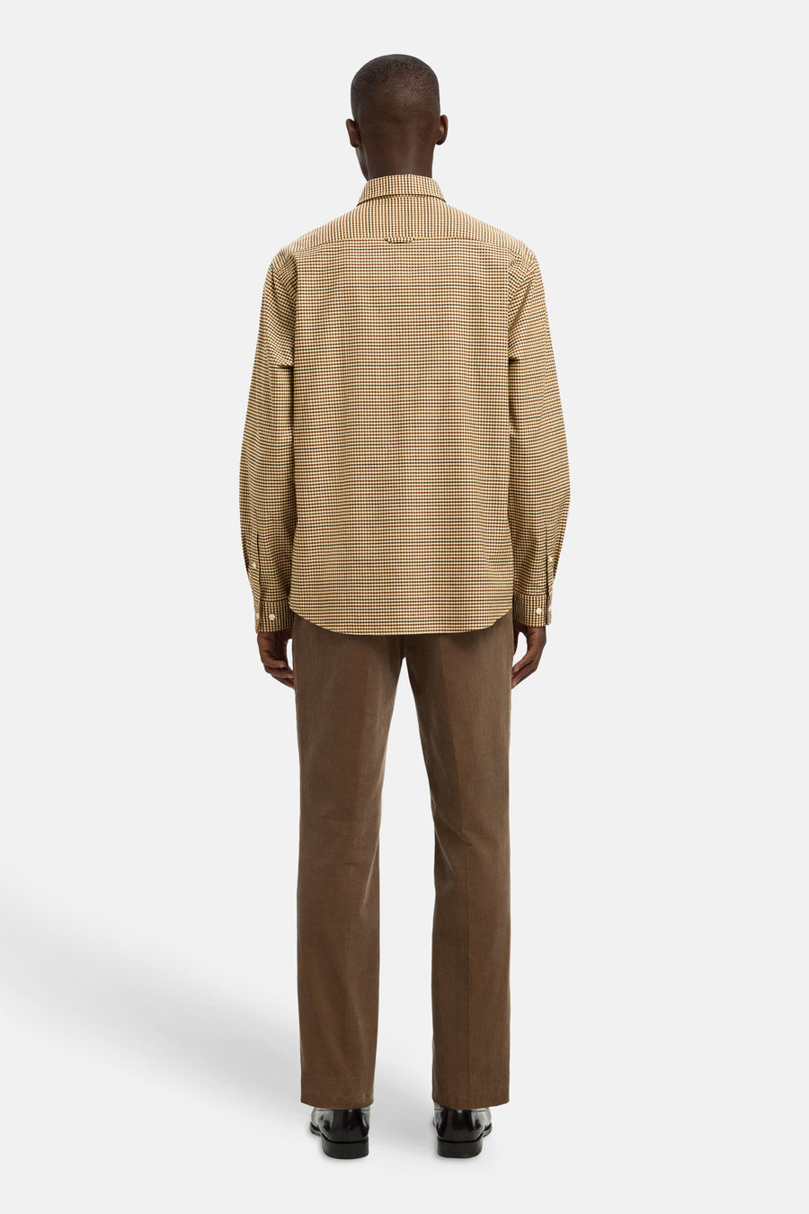 Chemise à manches longues - brun - SELECTED - 4