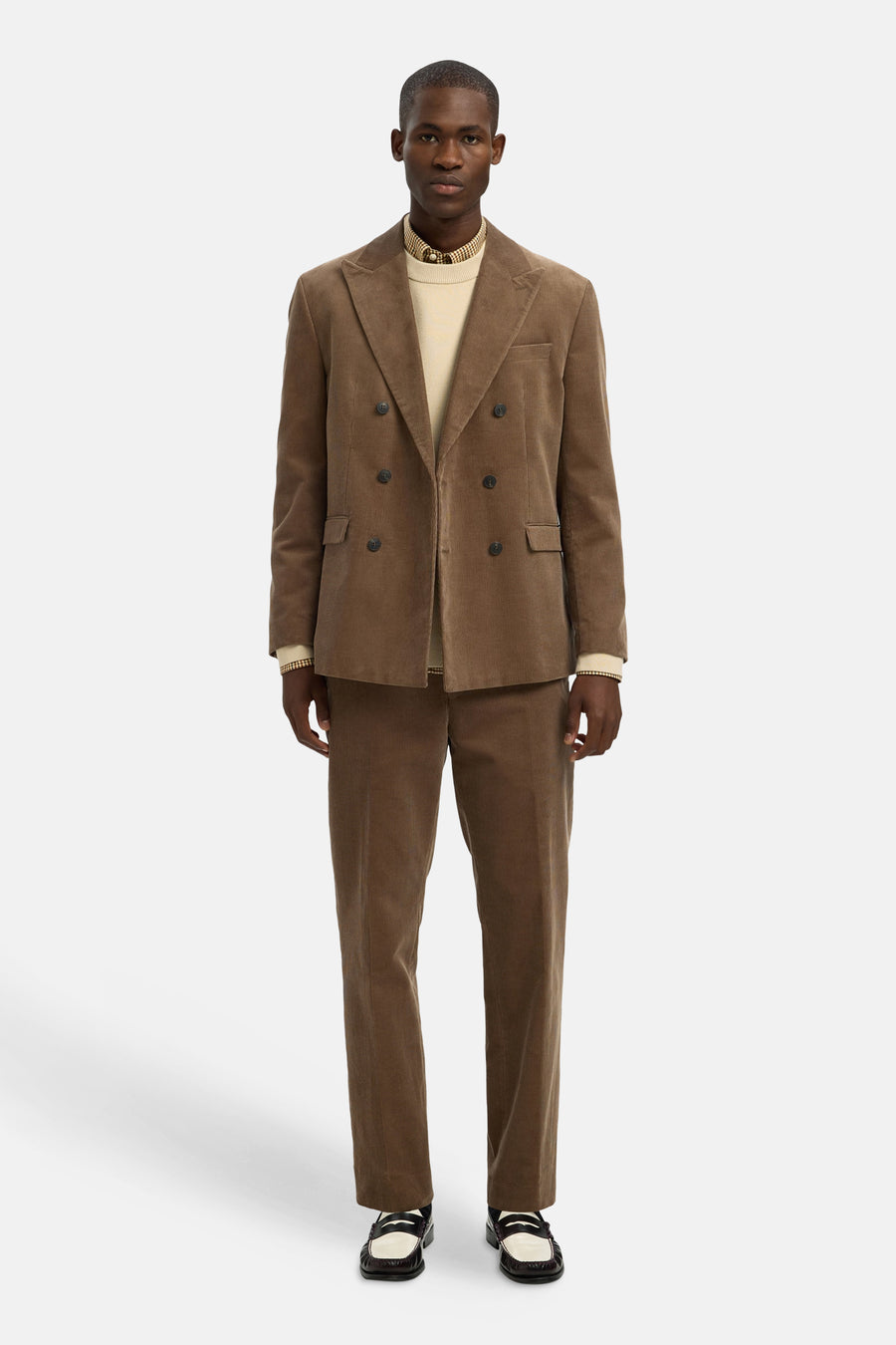 Chemise à manches longues - brun - SELECTED - 6