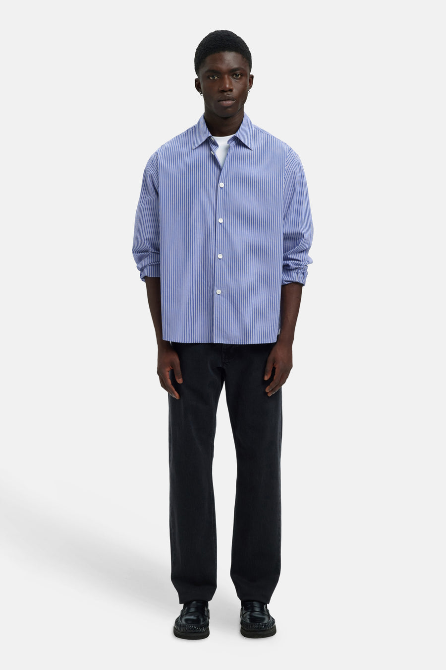 Chemise à manches longues - bleu - SELECTED