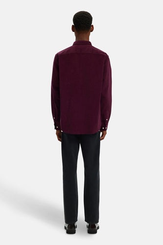 Chemise à manches longues - Bordeaux - SELECTED