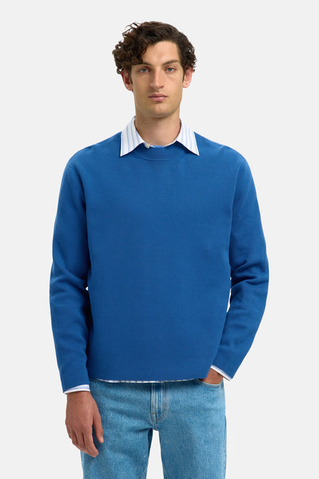 SLHMIKE LIGHT LS KNIT RELAXED MOCK NECK