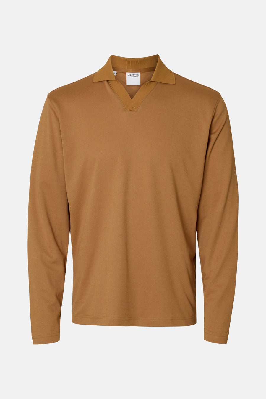 SLHFAVE SPLIT NECK LS POLO