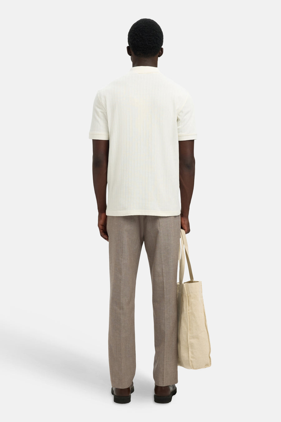 Polo à manches courtes - écru - SELECTED