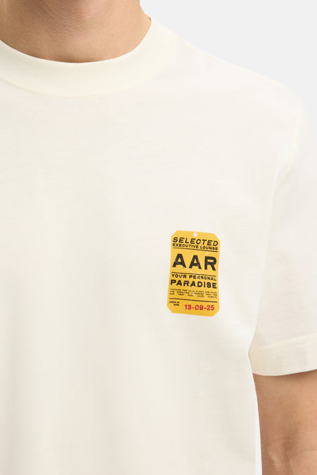 SLHGEORGE GRAPH SS O-NECK TEE