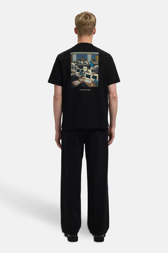 T-shirt à manches courtes - noir - SELECTED