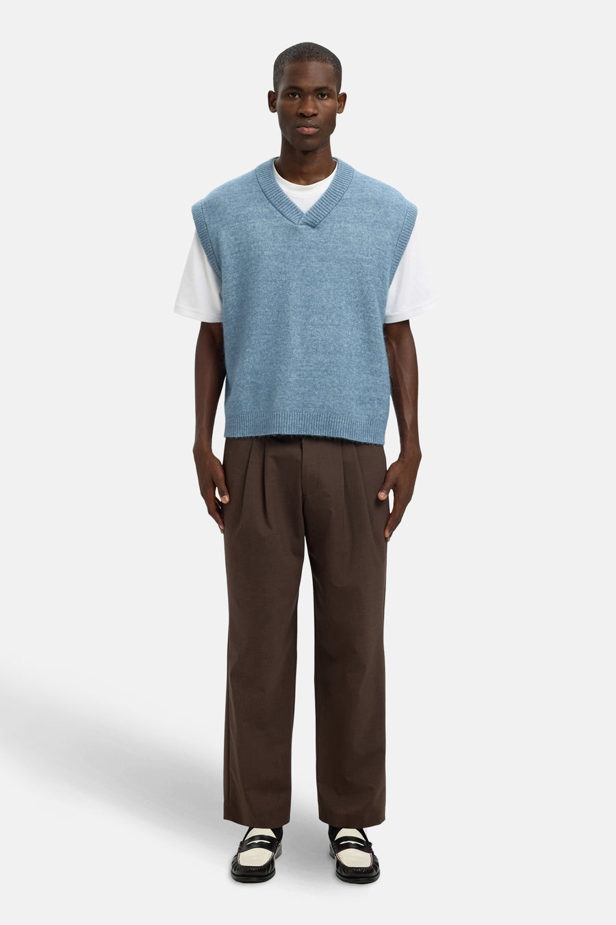 Débardeur bleu - SELECTED - SELECTED