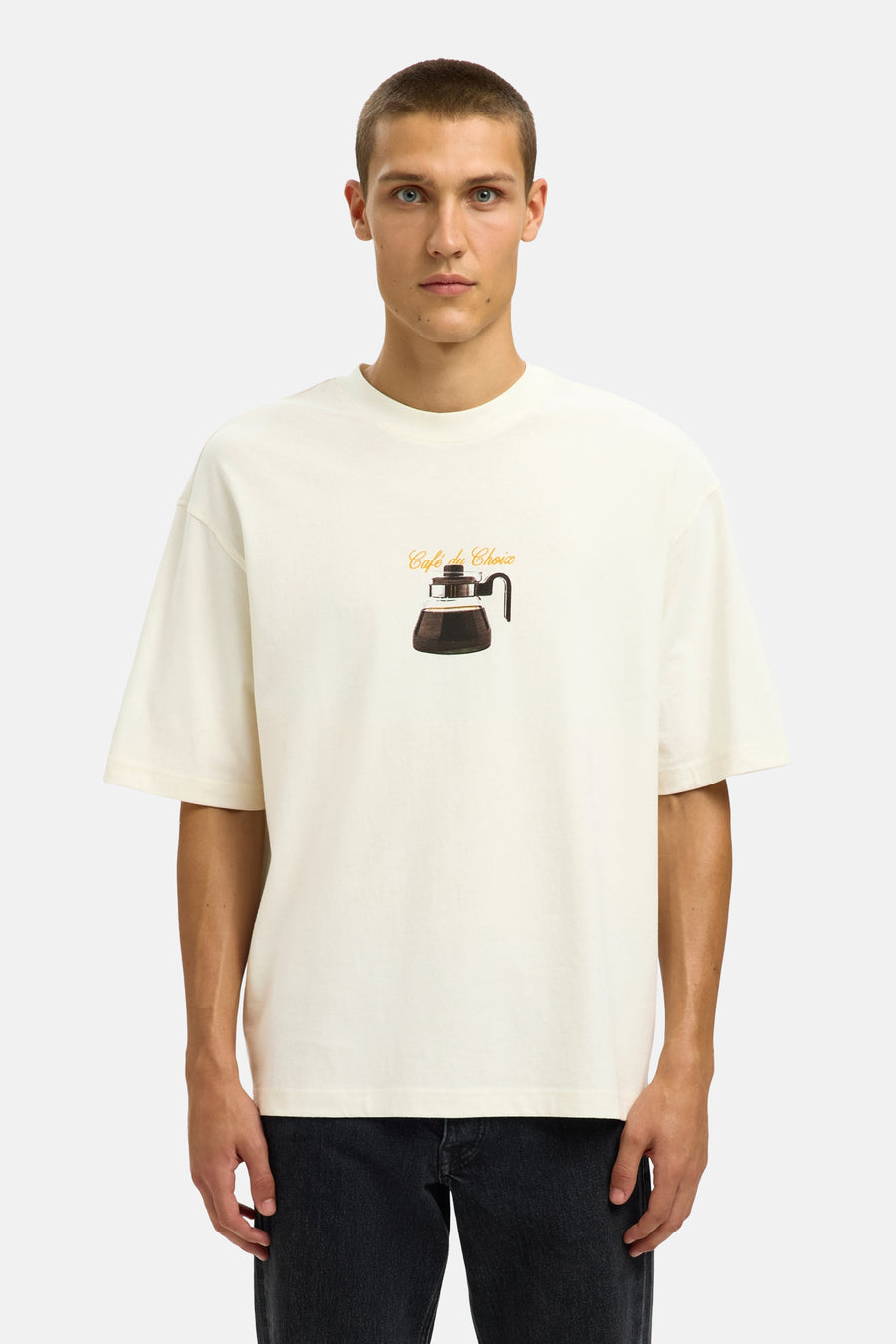 T-shirt à manches courtes - Écru - SELECTED